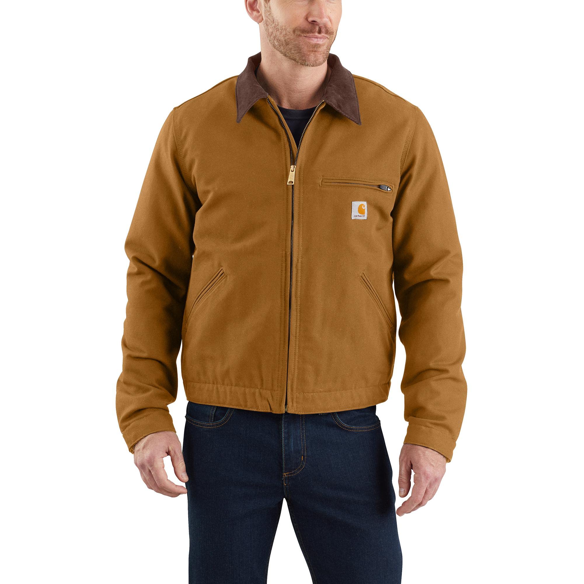 Carhartt Men's Relaxed Fit Duck BlanketLined Detroit Jacket